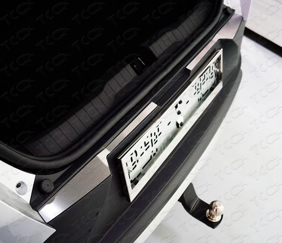 Накладки на задний бампер (лист шлифованный) 2 шт для автомобиля Renault Arkana 2019- TCC Тюнинг арт. RENARK19-08