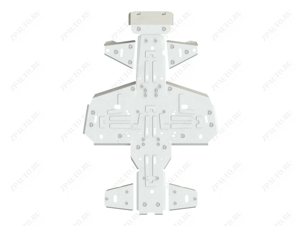 Полный комплект защиты для SEGWAY Snarler AT6s 2022 -, алюминий 4 мм, STORM, арт. 5242