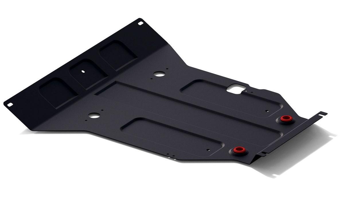 Защита картера АвтоБроня для Haval H8 (V - 2.0T) 2014-2017, штампованная, сталь 1.8 мм, с крепежом, 111.09413.1