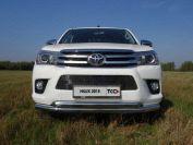 Решетка радиатора (лист) для автомобиля Toyota Hilux 2015-, TCC Тюнинг TOYHILUX15-07