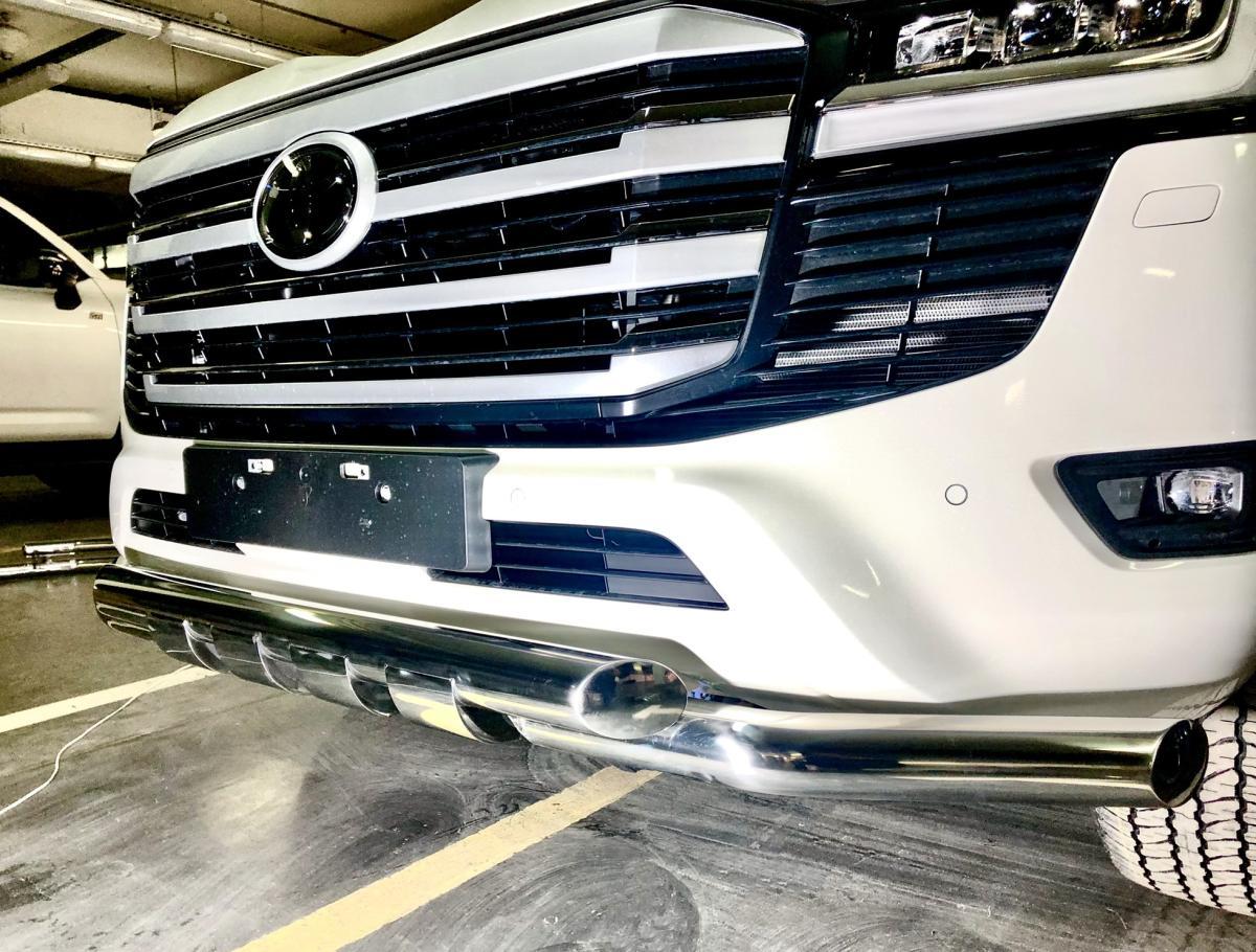 Защита переднего бампера (G)        для автомобиля TOYOTA Land Cruiser 300 2021 арт. TLC300.21.05