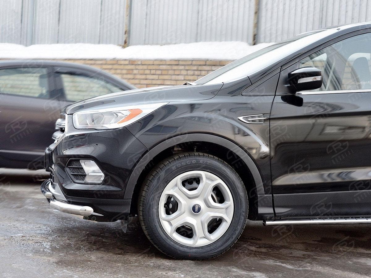 Защита переднего бампера d57/42 Ford Kuga 2016, Slitkoff FGZ-002597