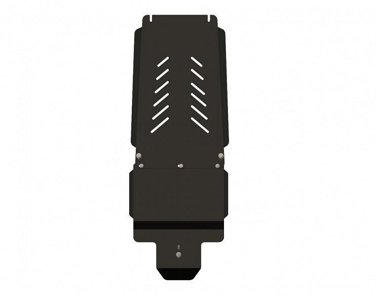 Защита КПП и РК для MITSUBISHI Pajero II - для 0552  1990 - 1999, V-2,4; 3,0; 3,5; 2,5TD; 2,8TD, Sheriff, сталь 2,5 мм, арт. 14.0929