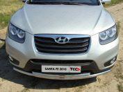 Защита передняя нижняя 60,3/50,8 мм для автомобиля Hyundai Santa Fe 2011-2012, TCC Тюнинг HYUNSF11-01