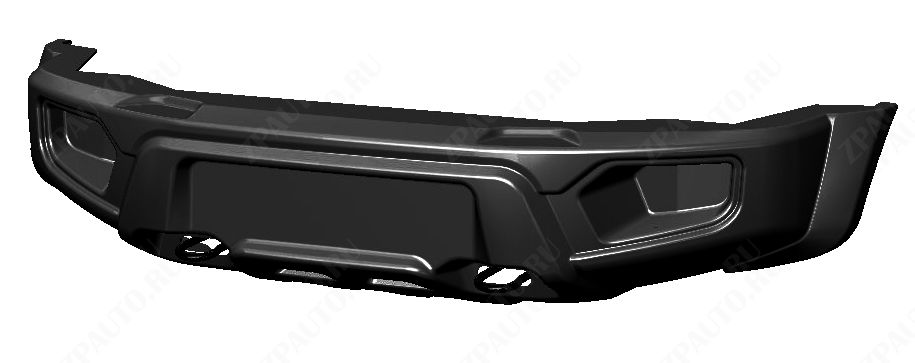 ABC.UAZ.FB.17B БАМПЕР АВС-ДИЗАЙН ПЕРЕДНИЙ UAZ ПАТРИОТ/ПИКАП/КАРГО 2005- ЛЕГКИЙ (БЕЗ ОПТИКИ)(ЧЕРНЫЙ)