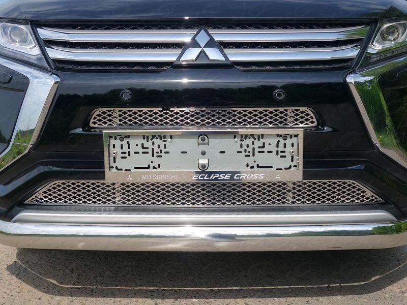 Решётка радиатора нижняя (лист) для автомобиля Mitsubishi Eclipse Cross 2018-, TCC Тюнинг MITECLCR18-10