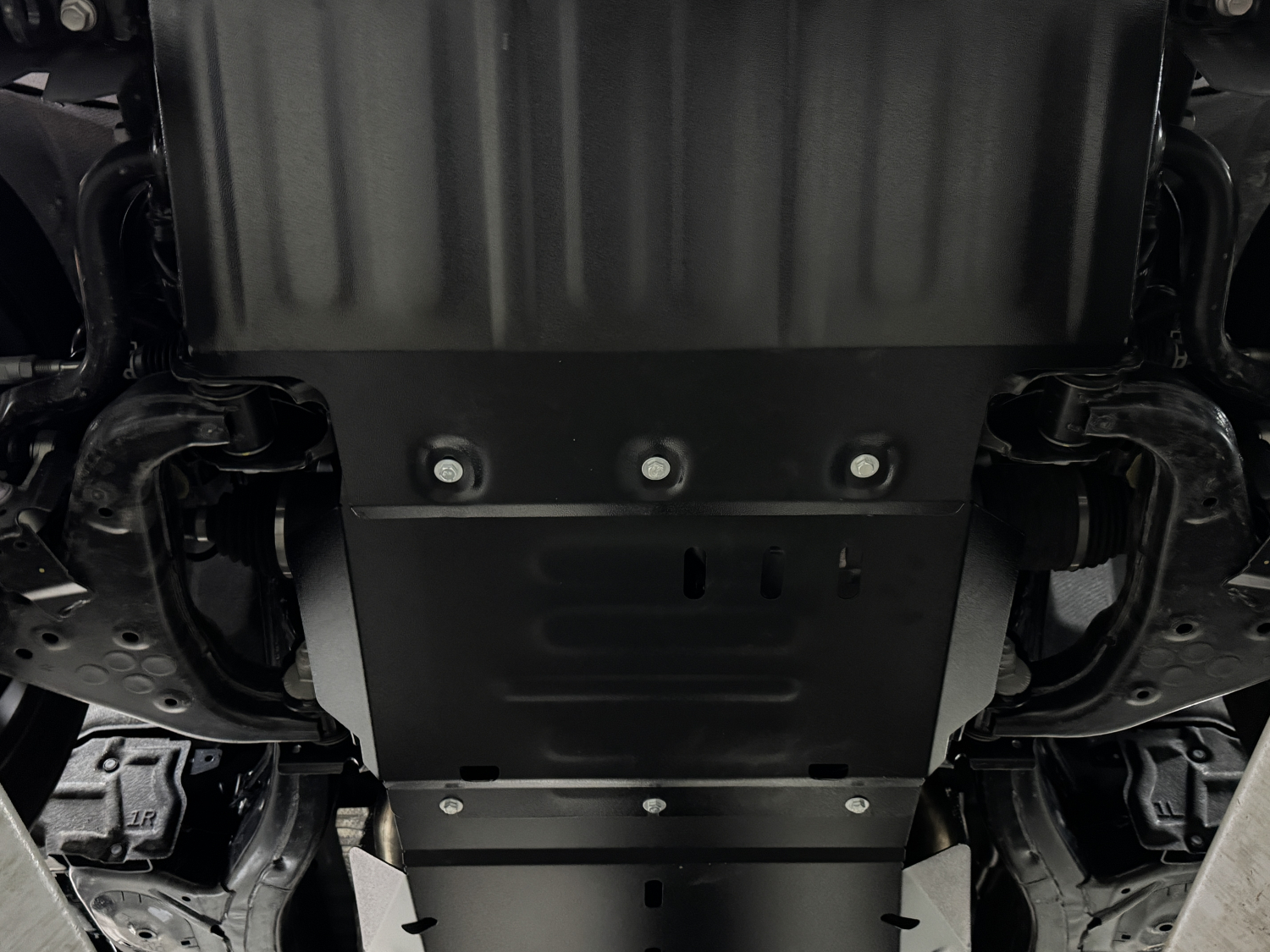 Lexus GX550 (J250) 2023- V-3,4 AT защита стабилизатора поперечной устойчивости, редуктора переднего моста, АКПП и РК (3 части), ALFeco, алюминий, 4 мм, арт. ALF1215al