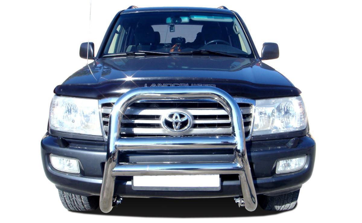 Защита передняя высокая скоба d76 для Toyota Land Cruiser 100, TLC100.98.07, Россия