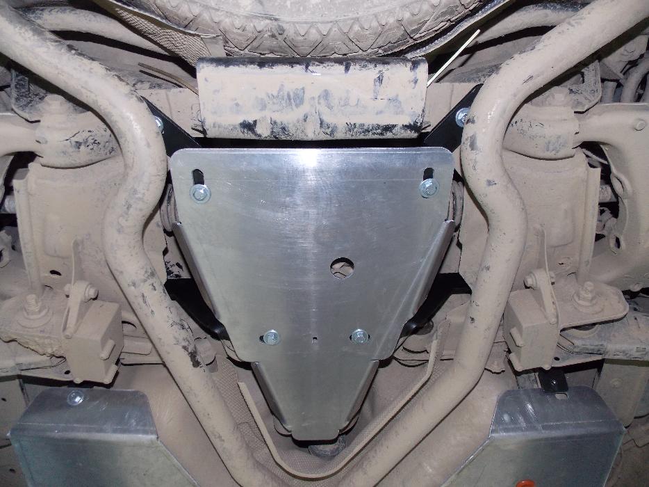 Защита  редуктора заднего моста Discovery Sport 2014-2019 V-2,0 TD; 2,2 TD АТ 4wd , ALFeco, алюминий 4мм, арт. ALF3815al