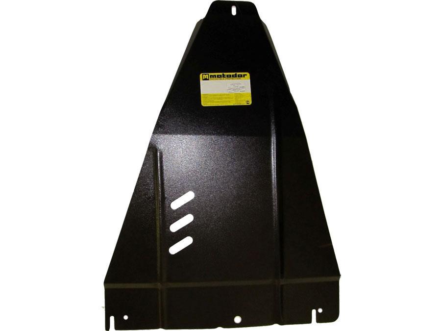 Защита двигателя, кпп, рк стальная Motodor для Nissan Navara III 2004-2010- (2 мм, сталь), 01450