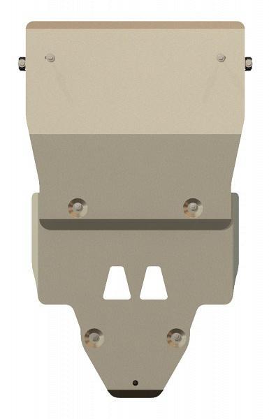 Защита картера и КПП для AUDI A 5 Sportback Quattro 2007 - 2016, V-2,0 TFSI, 3.0 TDI  AT, Sheriff, алюминий 5 мм, арт. 02.2295