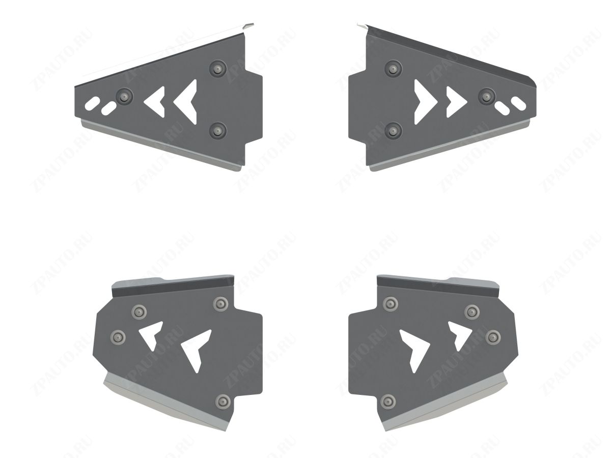 Защита рычагов для YAMAHA Viking  2014-16, алюминий 4 мм, STORM, арт. 2539