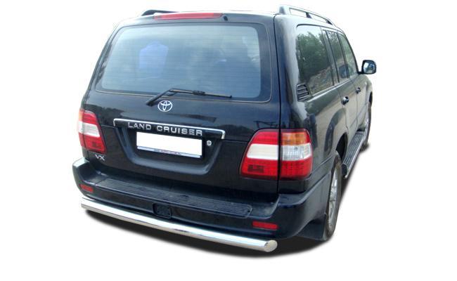 Защита заднего бампера d76 для Toyota Land Cruiser 100, TLC100.98.11, Россия