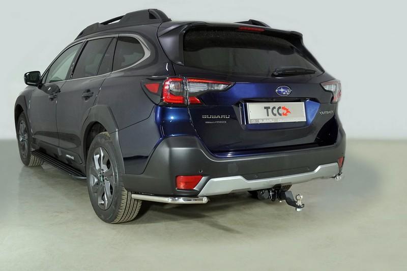 Защита задняя (уголки) 42,4 мм для автомобиля Subaru Outback 2021- арт. SUBOUT21-28