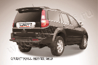 Защита заднего бампера d57 черная Great Wall Hover (2005-2010) , Slitkoff, арт. GWHN013B