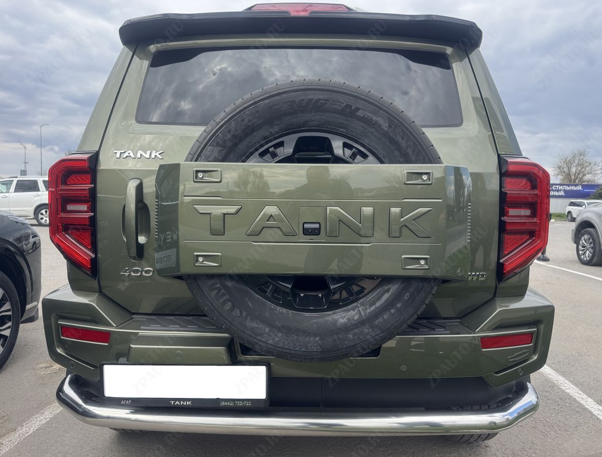Защита заднего бампера угловая большая для автомобиля Tank 400   2023 арт. TANK400.23.21