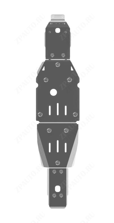 Защита днища для ARCTIC CAT 500/650/700 TRV/TRV Cruiser 2009-12, алюминий 4 мм, STORM, арт. 1733 V1
