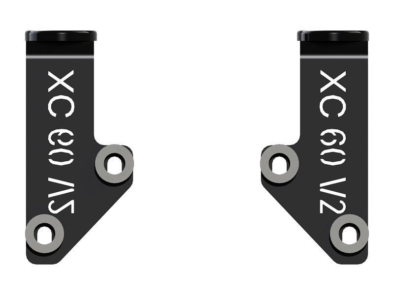 Усиление бампера и антивандальный кронштейн для фар для VOLVO XC 60  2009 - 2017, V-2.4, Sheriff, сталь 4 мм, арт. 25.3225