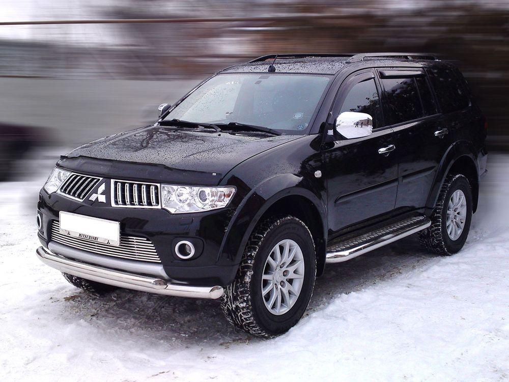Пороги лист d-43  для Mitsubishi Pajero Sport 2013, Технотек MPS14_2.3