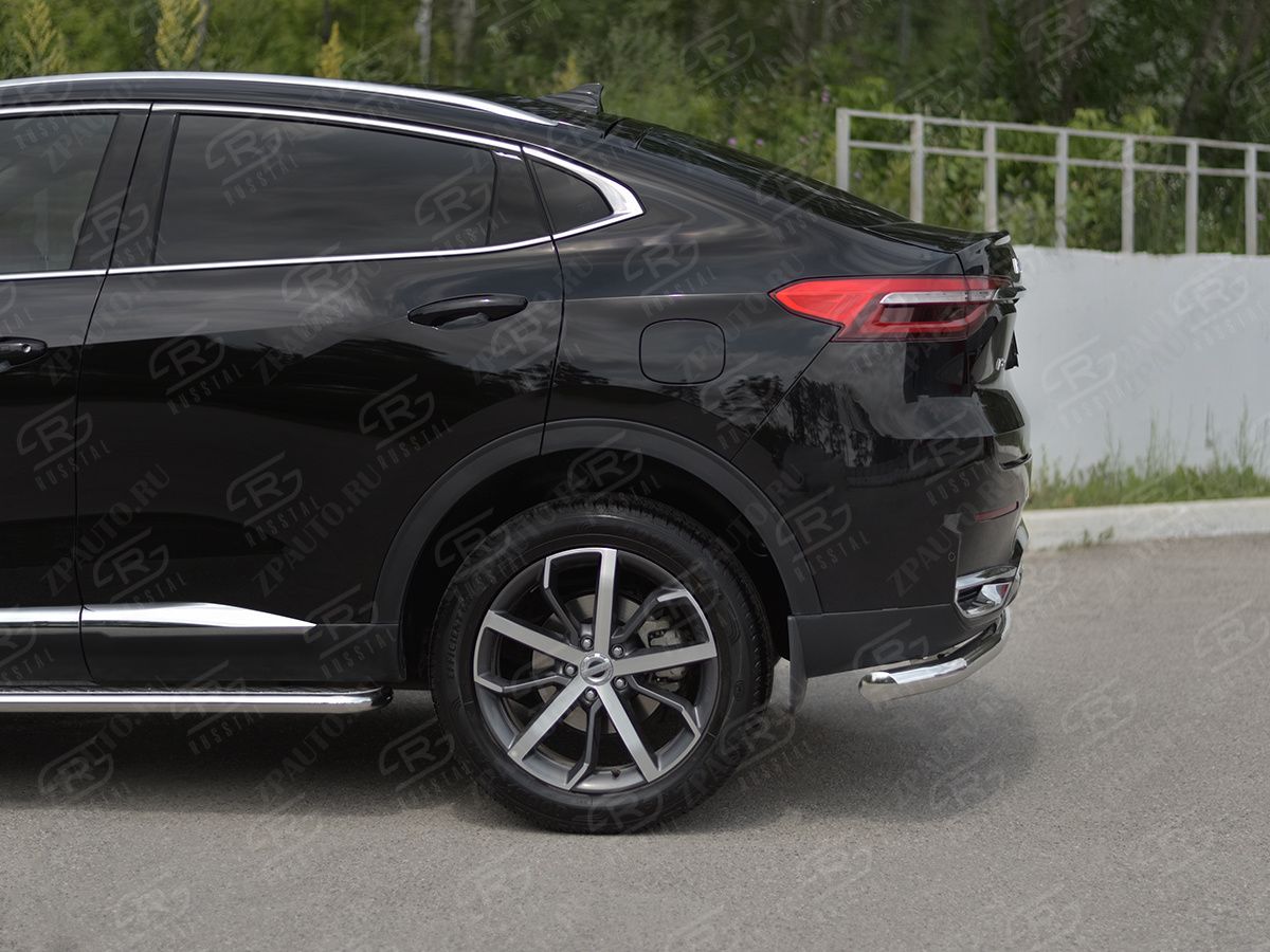 HAVAL F7X 1.5 4WD 2019-2022 Защита заднего бампера d57 секции HF7XZ-003841