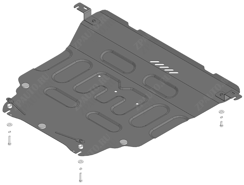 Защита стальная Мотодор (Двигатель, Коробка переключения передач), 2 мм,  Toyota Raize  2019- арт. 72512