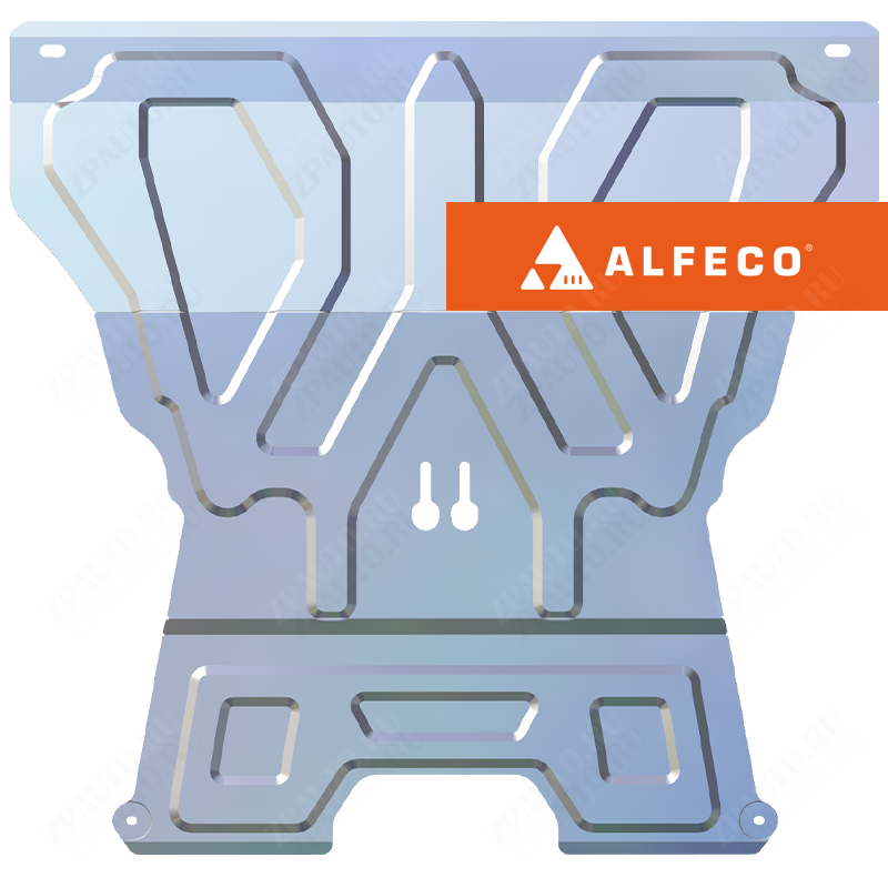 Защита  картера и КПП (с электрогидроусилителем руля) Audi A4 B8 2013.08-2015 V-all , ALFeco, алюминий 4мм, арт. ALF3037al