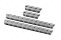 NISSAN QASHQAI 2014- Накладки на пороги RUSSTAL (нерж., зеркало) NISQASH14-01