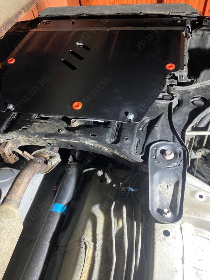 Защита  картера и КПП Toyota Raize 2019- V-1,0 FWD, 4WD, ALFeco, сталь 2мм, арт. ALF24129st
