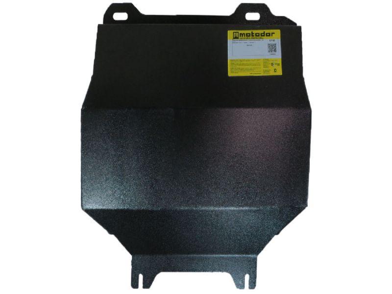 Защита двигателя, радиатора, кпп, пер. дифф., рк стальная Motodor для Haval H9 2015- (3 мм, сталь), 13107