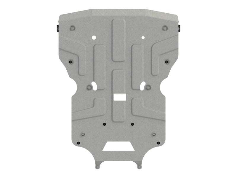 Защита картера и КПП для PORSCHE Macan  2018 -, V-2,0 AT 4WD, Sheriff, алюминий 4 мм, арт. 35.4097