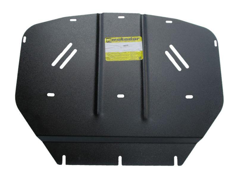 Защита радиатора стальная Motodor для BMW 3er Е46 2001-2005 (2 мм, сталь), 00215