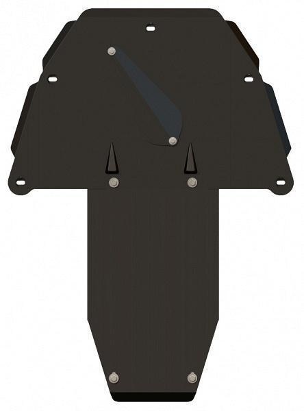 Защита картера и КПП для BMW 7 Series  2001 - 2008, V-3,0; 3,5; 4,0; 4,5; 5,0; 6,0, Sheriff, сталь 2,0 мм, арт. 03.0825