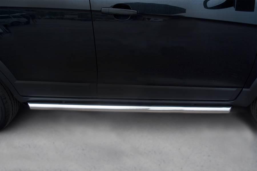 Chevrolet Captiva 2011-2013 Пороги труба d57 (вариант 1) CHCT-0008281