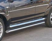 Пороги труба d76 вариант 1 для Peugeot 4007, Slitkoff P4T-0003061