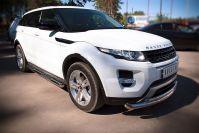 Пороги труба d76 с накладками вариант 1 для Land Rover Evoque Dynamic 2011, Руссталь REDT-0006621