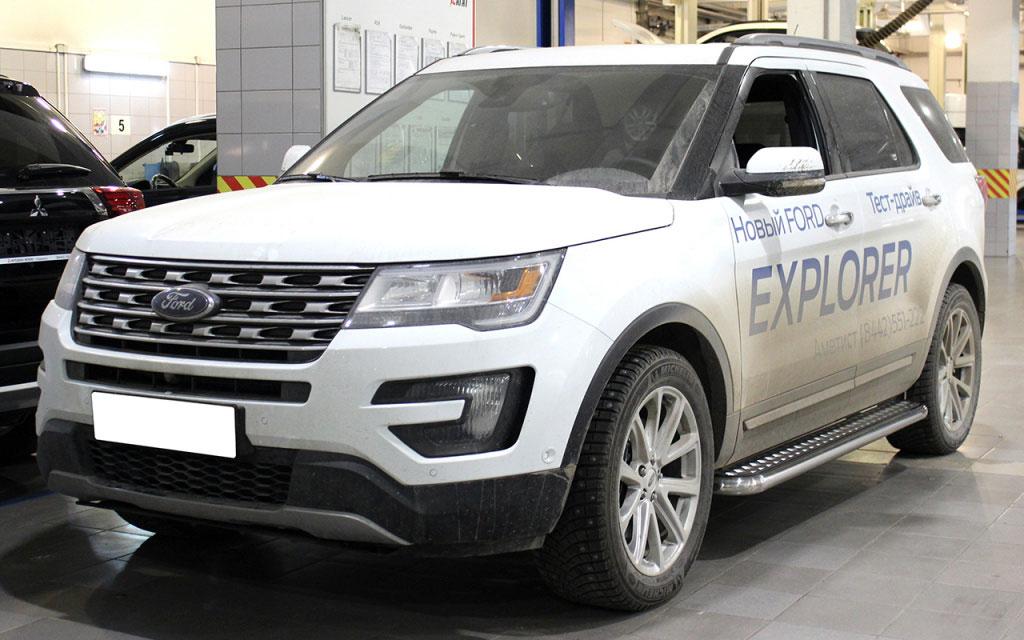 Пороги лист d60 Ford Explorer 2015, Технотек FE2015_2