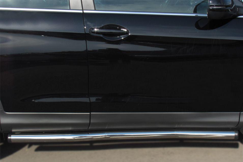 Пороги труба d63 вариант 2 для Honda CR-V 2013, Руссталь HVT-0013402