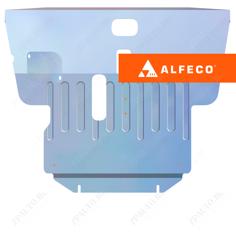 Защита  картера и КПП Toyota Avensis (T250) 2002-2008 V-2,0;2,4 , ALFeco, алюминий 4мм, арт. ALF2418al