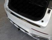 Накладка на задний бампер (лист зеркальный) для автомобиля HAVAL F7 2019- (1,5 л., 4WD) TCC Тюнинг арт. HAVF719-04