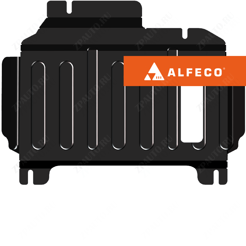 Ford Ranger Raptor 2024- V-3,0 EcoBoost V6 бензин Double Cab  защита редуктора переднего моста, ALFeco, сталь, 2 мм, арт. ALF0745st