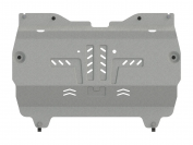 Защита картера и КПП для NISSAN Pathfinder  2021 - , V-3,5 AT FullWD, Sheriff, алюминий 4 мм, арт. 15.5111