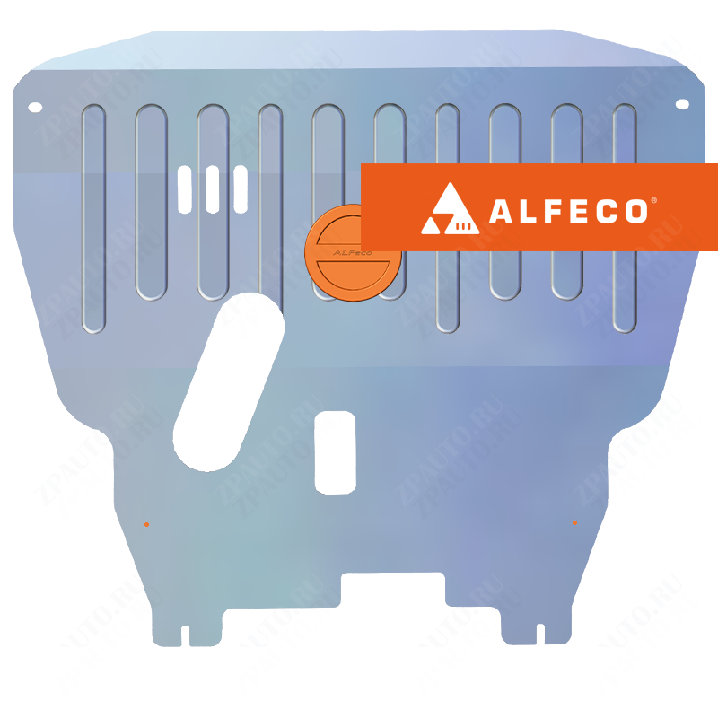 Защита  картера и КПП Chevrolet Aveo T200 2002-2008 V-all , ALFeco, алюминий 4мм, арт. ALF0311al