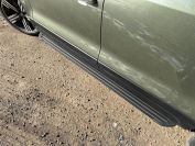 Пороги алюминиевые "Slim Line Black" 2020 мм Rox 01 2024 арт. ROX0124-03B