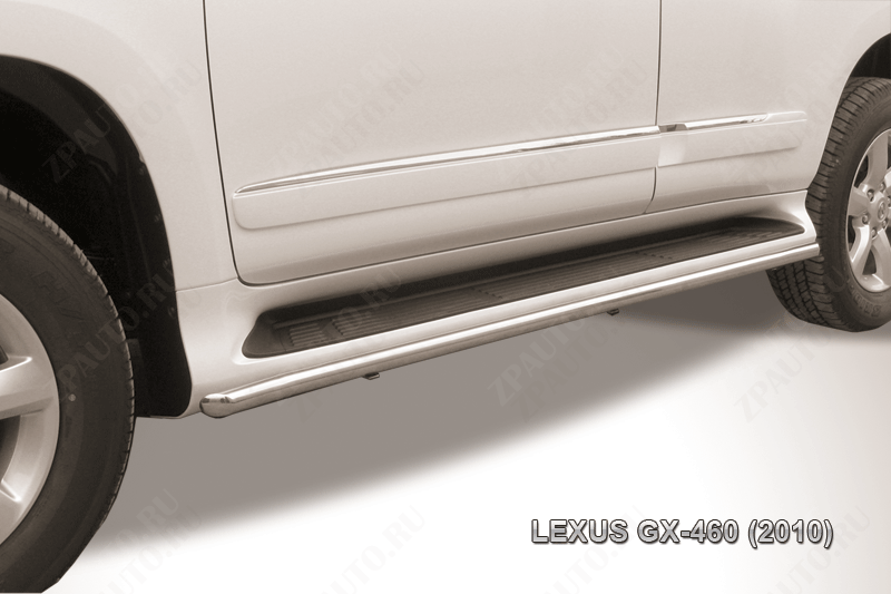 Защита штатного порога d42 Lexus GX-460 (2009-2013) , Slitkoff, арт. LGX013