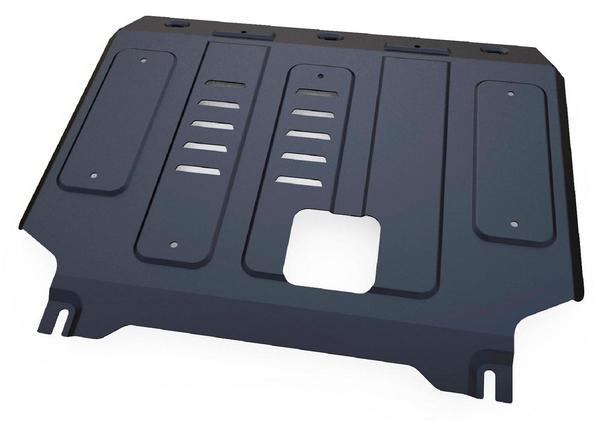 Защита картера и КПП АвтоБроня для Kia Carnival III (V - 3.3) 2015-2020, штампованная, сталь 1.8 мм, с крепежом, 111.02835.1