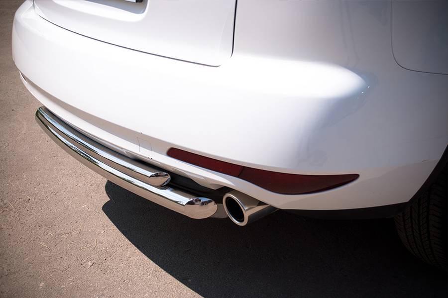 Защита заднего бампера d57/42 для Mazda CX-7 2010, Slitkoff MC7Z-000651