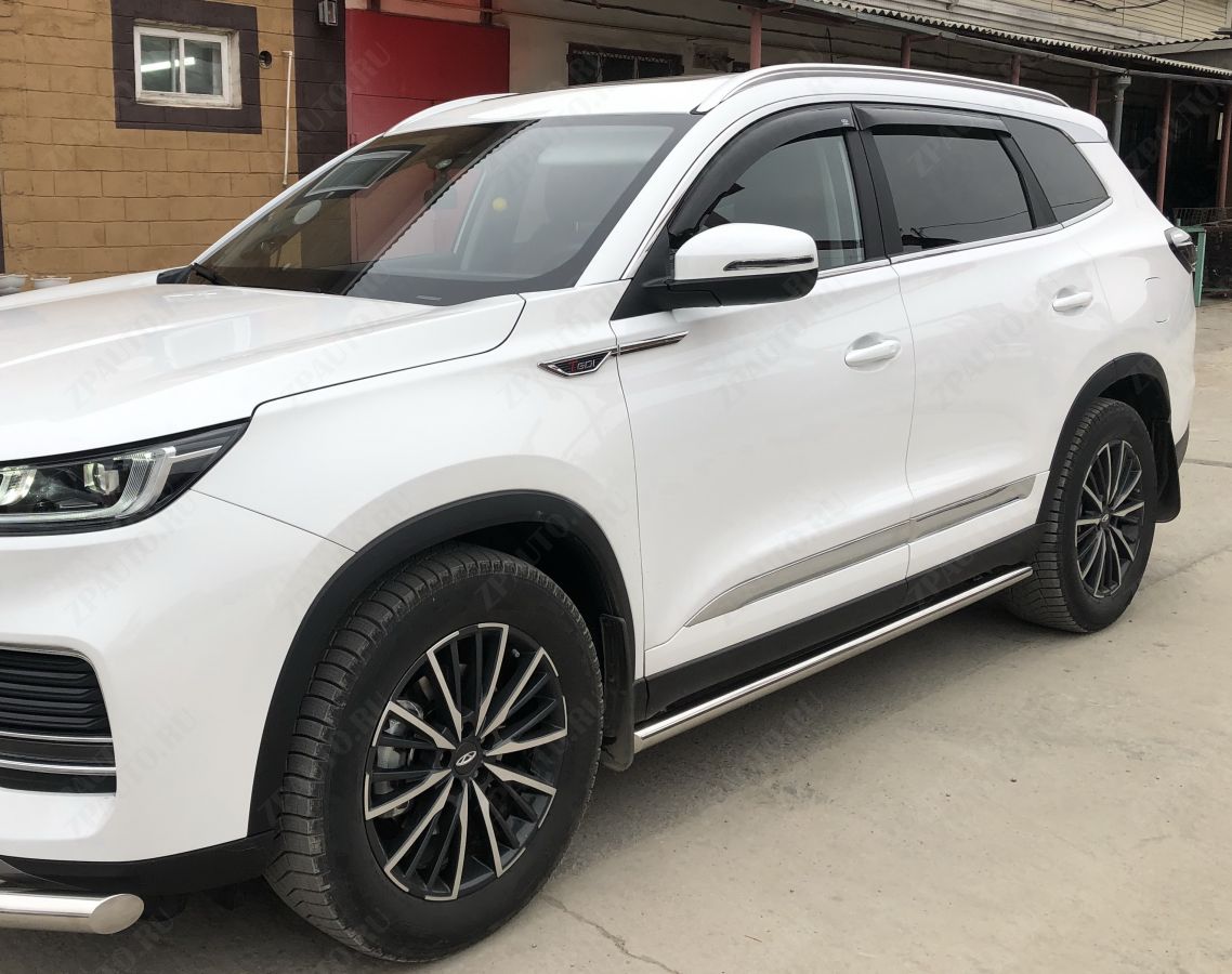 Защита штатного порога труба для автомобиля XCITE X-Cross 8 2025 арт. XCX-CR.8.25.32