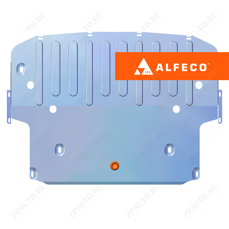 BMW 7-й серии F01 2012-2015 V-3,0 защита радиатора и рулевой рейки, ALFeco, алюминий, 4 мм, арт. ALF3432al