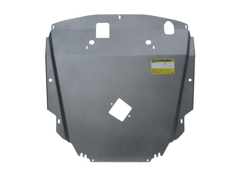 Защита двигателя, кпп алюминиевая Motodor для Chevrolet Captiva 2011-2014 (5 мм, алюминий), 33006