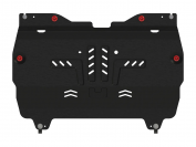 Защита картера и КПП для NISSAN Pathfinder  2021 - , V-3,5 AT FullWD, Sheriff, сталь 2,0 мм, арт. 15.5110